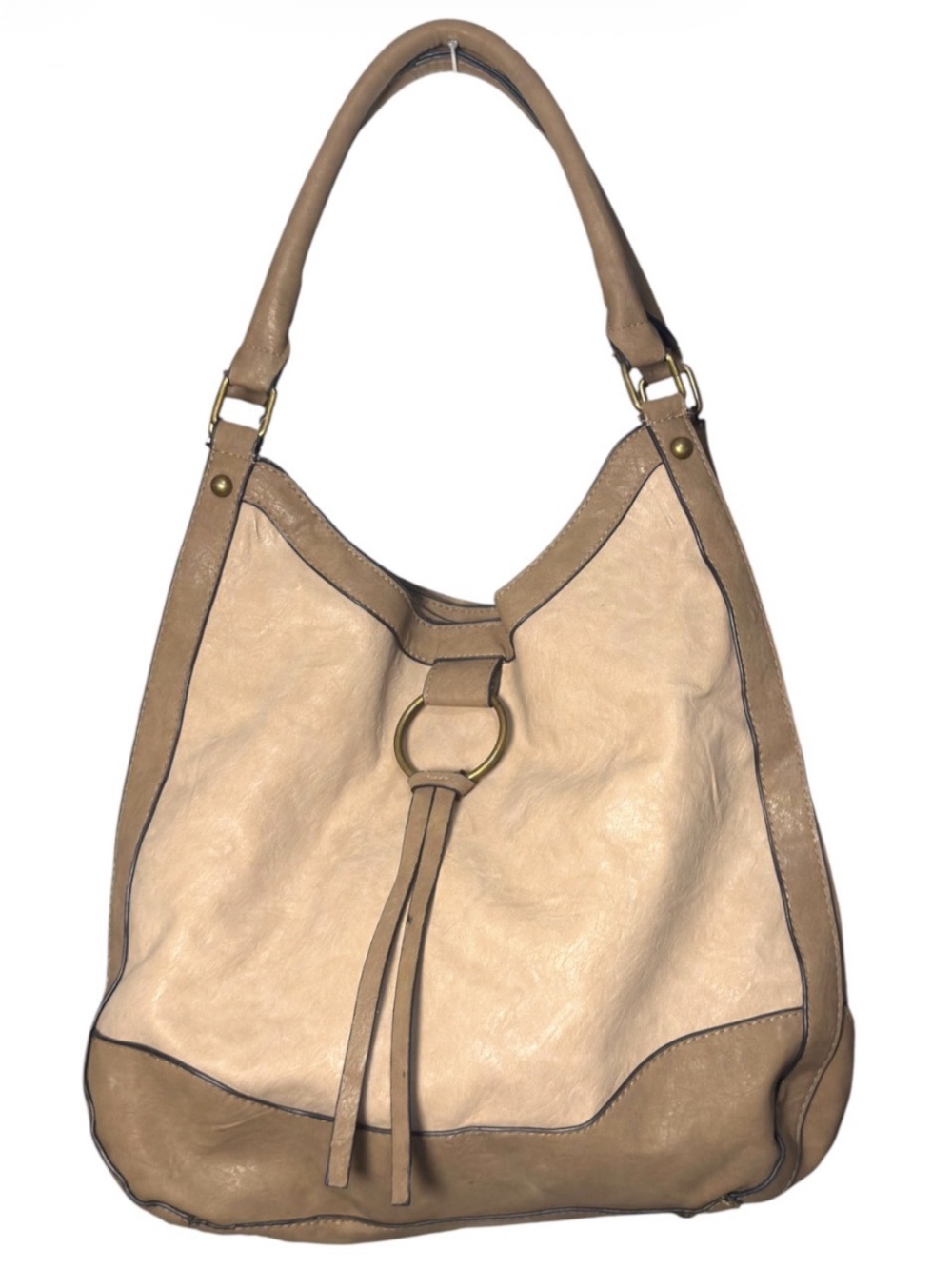 Bueno two-tone cream and tan hobo bag Women’s purses